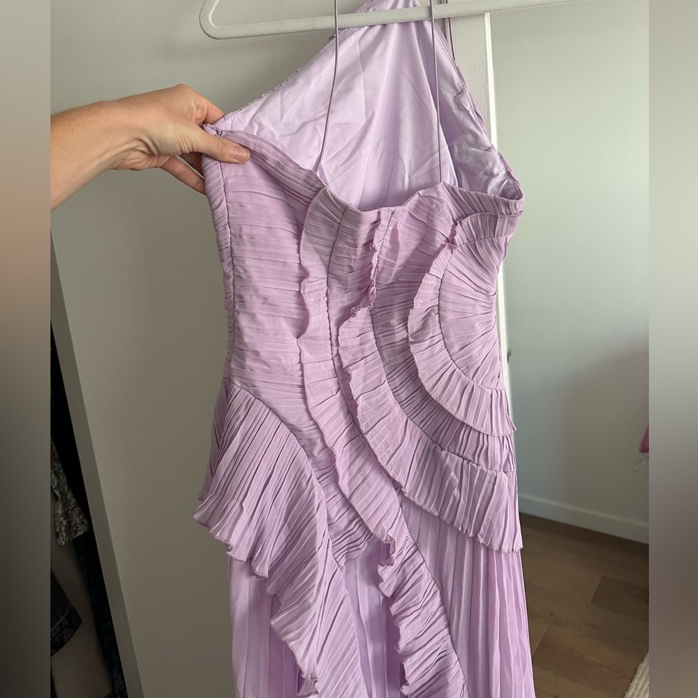LILAC RUFFLE DRESS - Picture 6 of 8